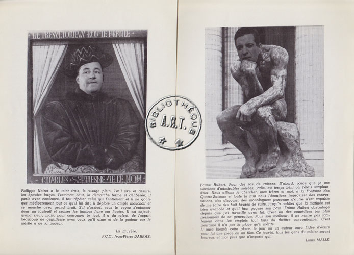 Les programmes de Théatre de l\